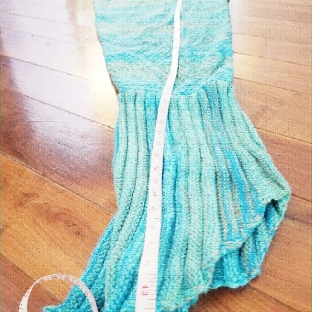 Mermaid tail blanket